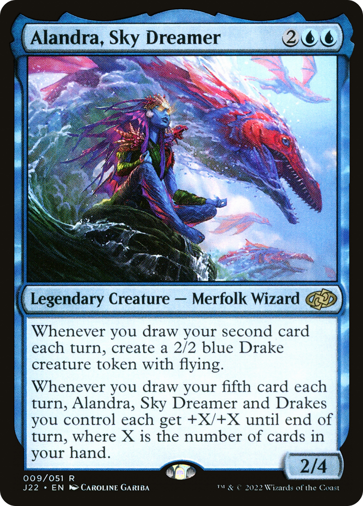 Alandra, Sky Dreamer (J22-009) - Jumpstart 2022 - Premium MTG Single from Wizards of the Coast - Just $0.42! Shop now at Game Crave Tournament Store