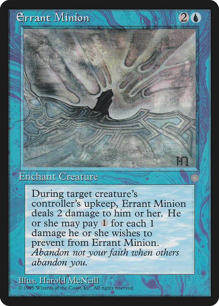 Errant Minion (ICE-068) - Ice Age - Premium MTG Single from Wizards of the Coast - Just $0.08! Shop now at Game Crave Tournament Store