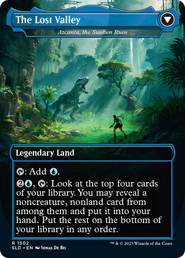 Search for Azcanta // Azcanta, the Sunken Ruin (SLD-1502) - Secret Lair Drop (Borderless) - Premium MTG Single from Wizards of the Coast - Just $5.70! Shop now at Game Crave Tournament Store