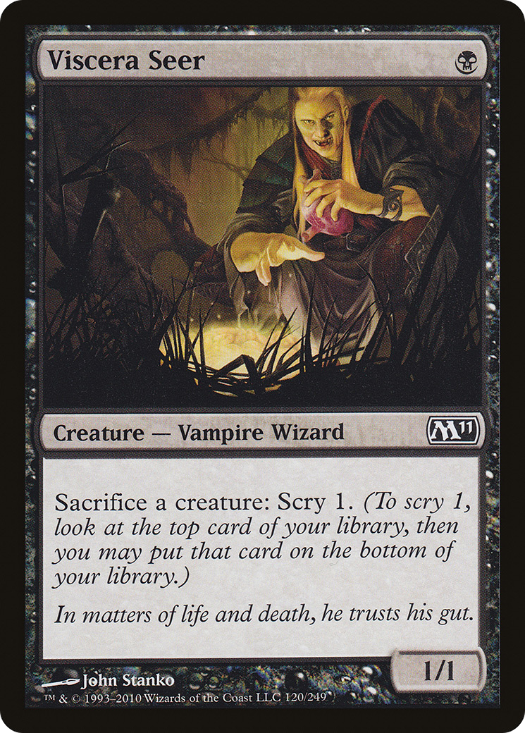 Viscera Seer (M11-120) - Magic 2011 - Premium MTG Single from Wizards of the Coast - Just $0.29! Shop now at Game Crave Tournament Store