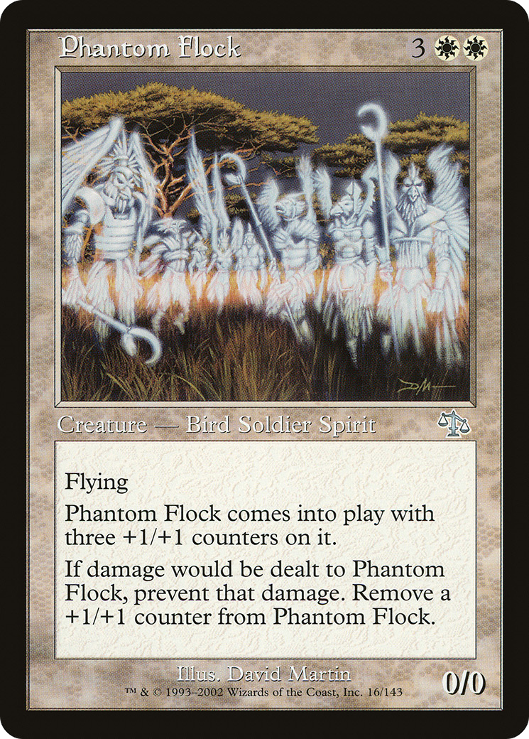 Phantom Flock (JUD-016) - Judgment Foil - Premium MTG Single from Wizards of the Coast - Just $0.21! Shop now at Game Crave Tournament Store
