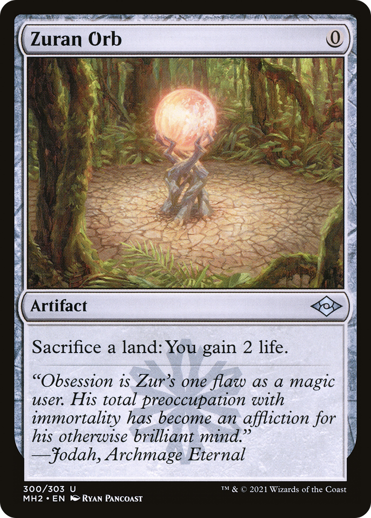 Zuran Orb (MH2-300) - Modern Horizons 2 Foil - Premium MTG Single from Wizards of the Coast - Just $0.13! Shop now at Game Crave Tournament Store