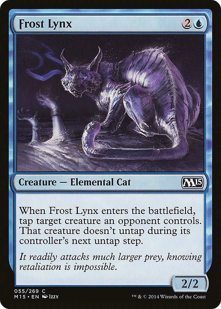Frost Lynx (M15-055) - Magic 2015 Foil - Premium MTG Single from Wizards of the Coast - Just $0.08! Shop now at Game Crave Tournament Store