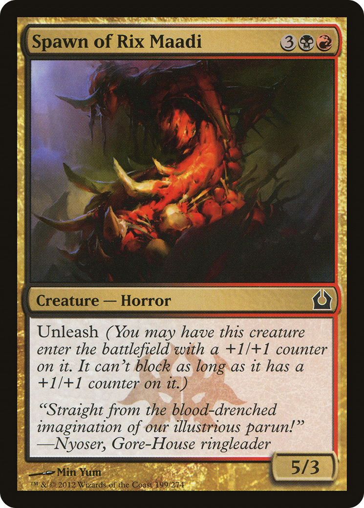 Spawn of Rix Maadi (RTR-199) - Return to Ravnica Foil - Premium MTG Single from Wizards of the Coast - Just $0.08! Shop now at Game Crave Tournament Store