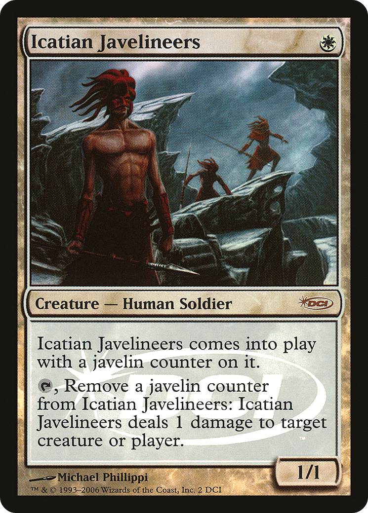 Icatian Javelineers (PDCI-002) - DCI Promos Foil - Premium MTG Single from Wizards of the Coast - Just $0.19! Shop now at Game Crave Tournament Store