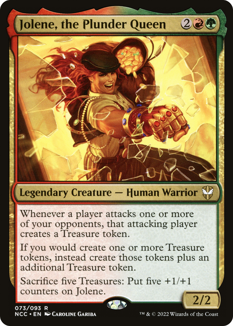 Jolene, the Plunder Queen (NCC-073) - New Capenna Commander - Premium MTG Single from Wizards of the Coast - Just $4.74! Shop now at Game Crave Tournament Store