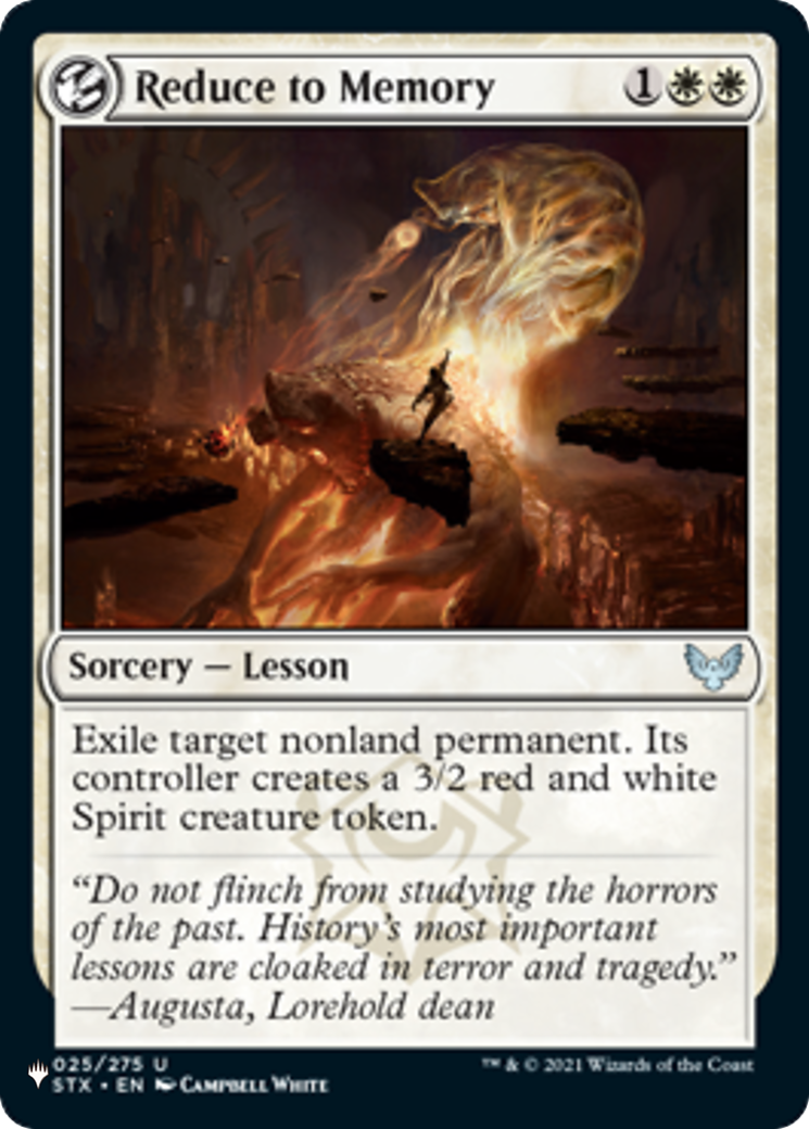 Reduce to Memory (PLIST-408) - The List: (lesson) - Premium MTG Single from Wizards of the Coast - Just $0.08! Shop now at Game Crave Tournament Store