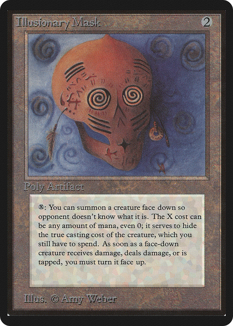 Illusionary Mask (LEB-250) - Limited Edition Beta - Premium MTG Single from Wizards of the Coast - Just $0! Shop now at Game Crave Tournament Store