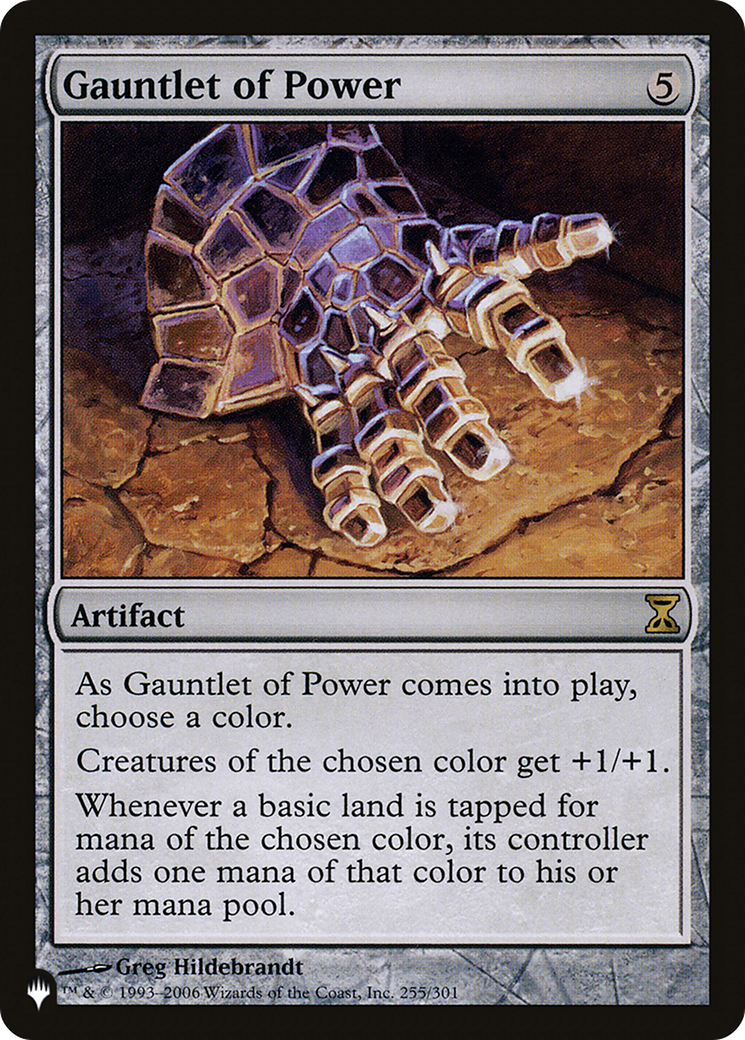 Gauntlet of Power (PLIST-495) - The List - Premium MTG Single from Wizards of the Coast - Just $0.83! Shop now at Game Crave Tournament Store