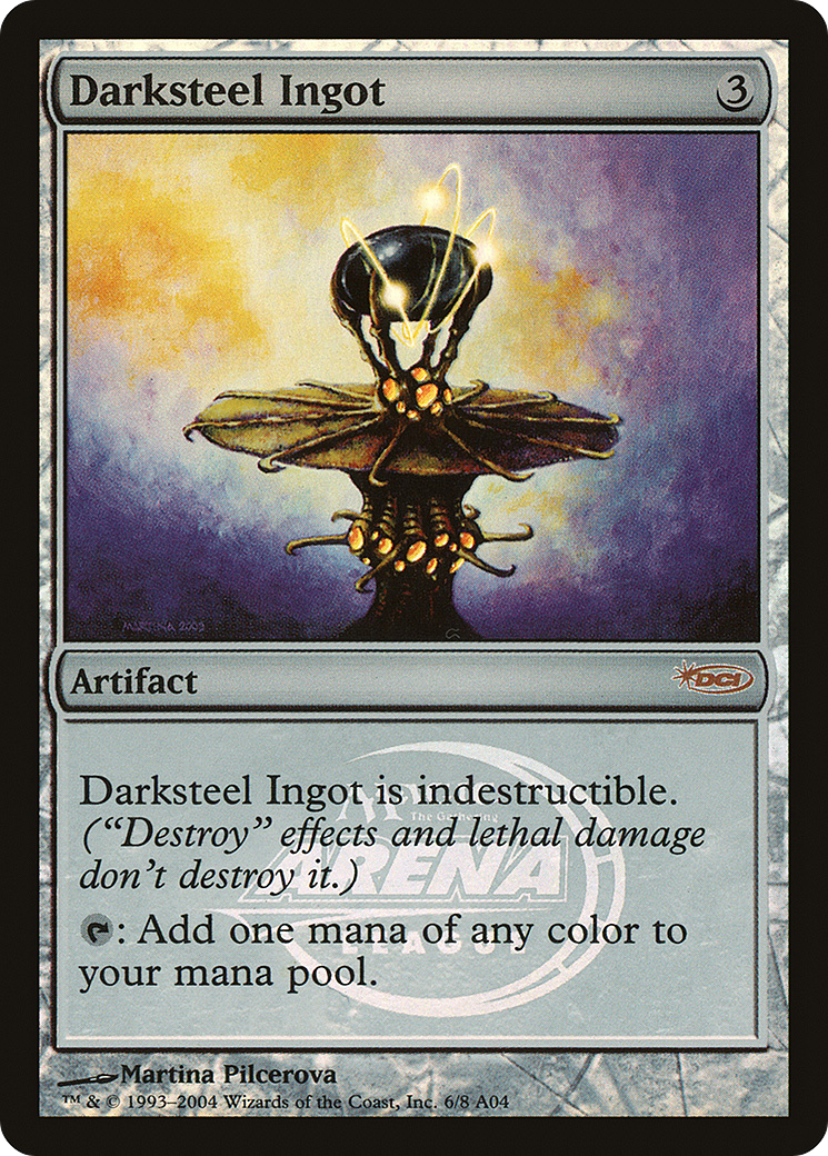 Darksteel Ingot (PAL04-006) - Arena League 2004 Foil - Premium MTG Single from Wizards of the Coast - Just $1.51! Shop now at Game Crave Tournament Store
