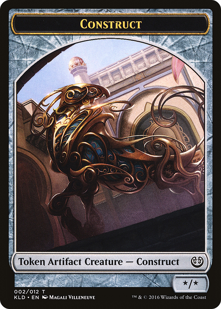 Construct (TKLD-002) - Kaladesh Tokens - Premium MTG Single from Wizards of the Coast - Just $0.25! Shop now at Game Crave Tournament Store