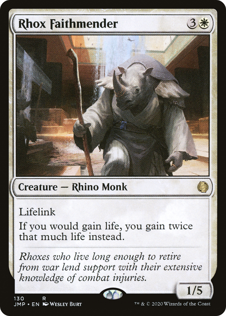 Rhox Faithmender (JMP-130) - Jumpstart - Premium MTG Single from Wizards of the Coast - Just $2! Shop now at Game Crave Tournament Store