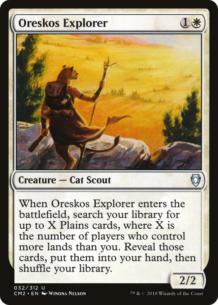 Oreskos Explorer (CM2-032) - Commander Anthology Volume II - Premium MTG Single from Wizards of the Coast - Just $0.08! Shop now at Game Crave Tournament Store