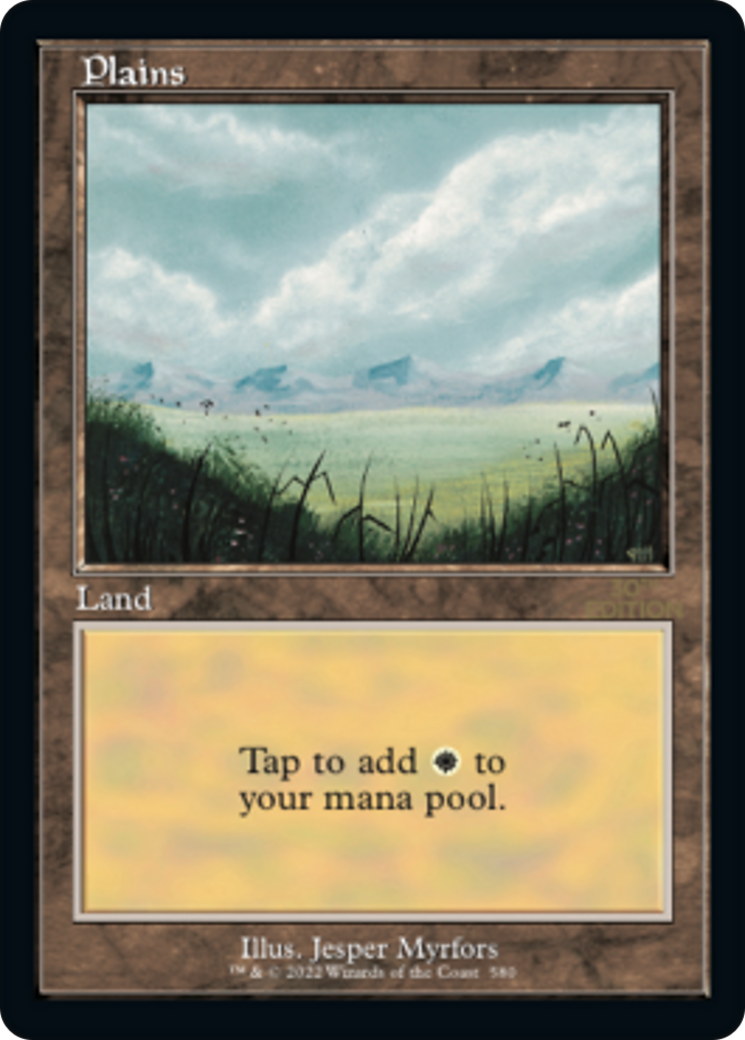 Plains (30A-580) - 30th Anniversary Edition - Premium MTG Single from Wizards of the Coast - Just $0.38! Shop now at Game Crave Tournament Store