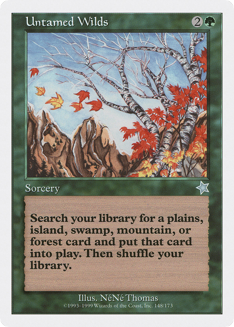 Untamed Wilds (S99-148) - Starter 1999 - Premium MTG Single from Wizards of the Coast - Just $0.11! Shop now at Game Crave Tournament Store