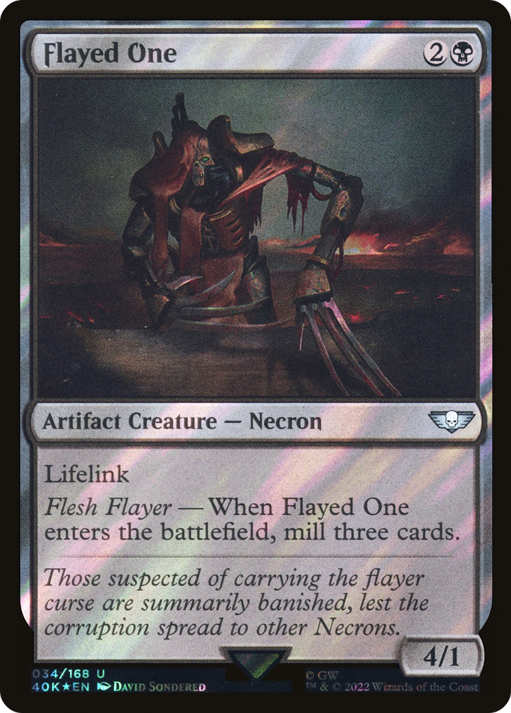 Flayed One (40K-34★) - Warhammer 40,000 Commander Foil - Premium MTG Single from Wizards of the Coast - Just $0.10! Shop now at Game Crave Tournament Store