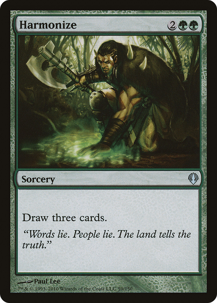 Harmonize (ARC-059) - Archenemy - Premium MTG Single from Wizards of the Coast - Just $0.26! Shop now at Game Crave Tournament Store