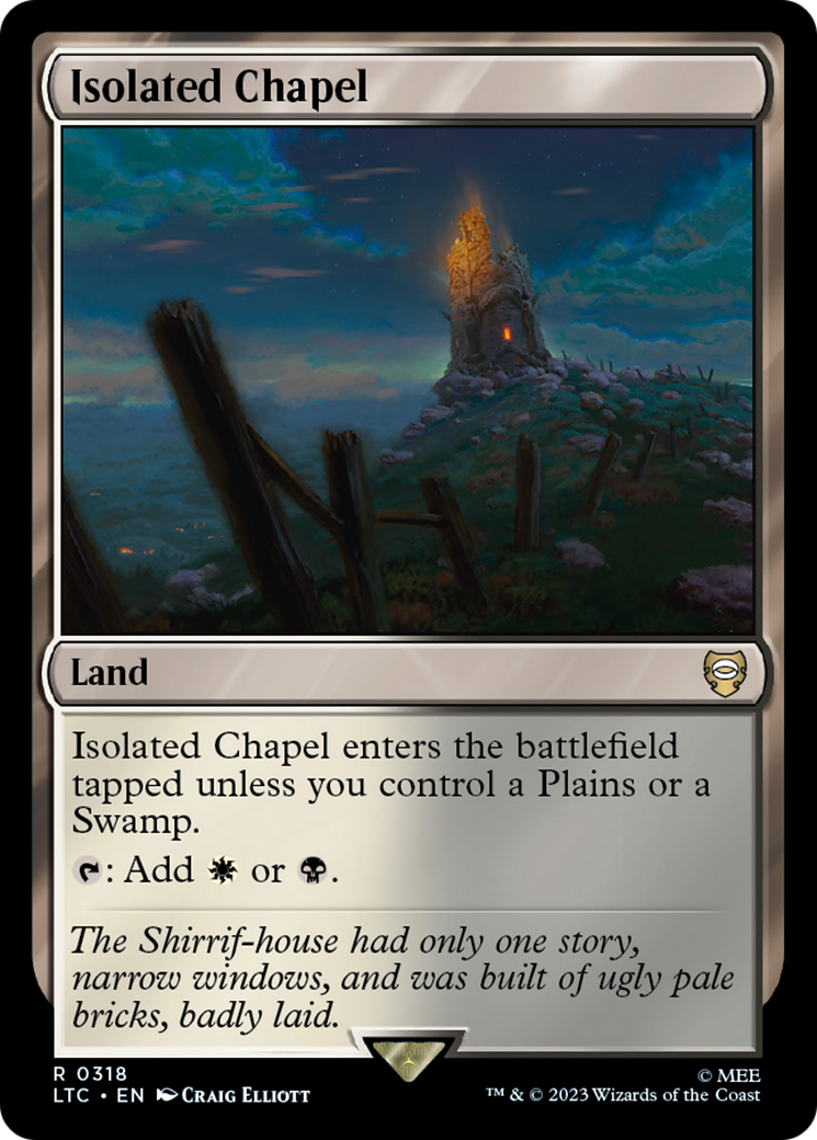 Isolated Chapel (LTC-318) - Tales of Middle-earth Commander - Premium MTG Single from Wizards of the Coast - Just $0.20! Shop now at Game Crave Tournament Store