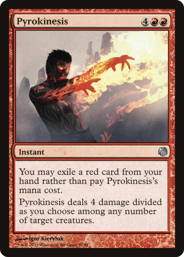 Pyrokinesis (DDL-032) - Duel Decks: Heroes vs. Monsters - Premium MTG Single from Wizards of the Coast - Just $0.50! Shop now at Game Crave Tournament Store