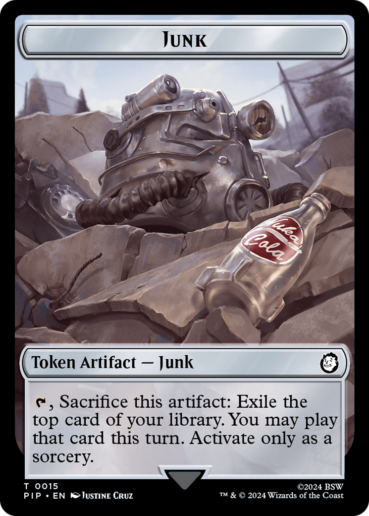 Junk (TPIP-015) - Fallout Tokens Foil - Premium MTG Single from Wizards of the Coast - Just $0! Shop now at Game Crave Tournament Store