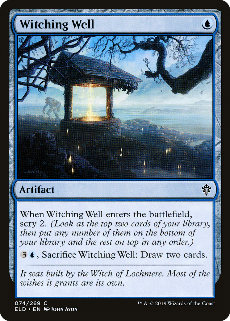 Witching Well (ELD-074) - Throne of Eldraine Foil - Premium MTG Single from Wizards of the Coast - Just $0.08! Shop now at Game Crave Tournament Store