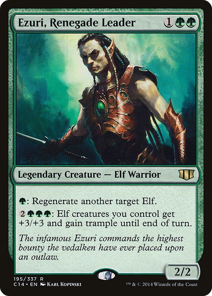 Ezuri, Renegade Leader (C14-195) - Commander 2014 - Premium MTG Single from Wizards of the Coast - Just $1.54! Shop now at Game Crave Tournament Store