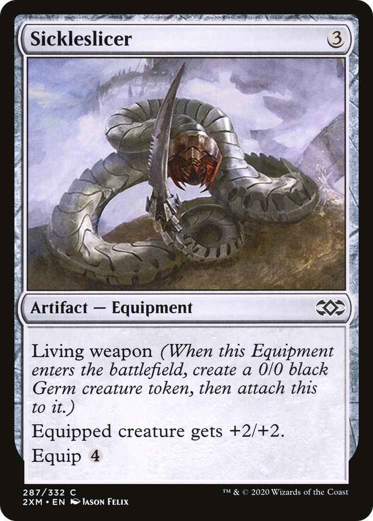 Sickleslicer (2XM-287) - Double Masters Foil - Premium MTG Single from Wizards of the Coast - Just $0.08! Shop now at Game Crave Tournament Store