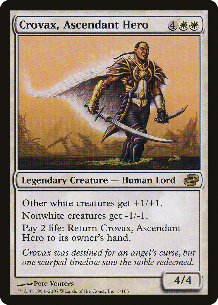 Crovax, Ascendant Hero (PLC-003) - Planar Chaos Foil - Premium MTG Single from Wizards of the Coast - Just $2.84! Shop now at Game Crave Tournament Store