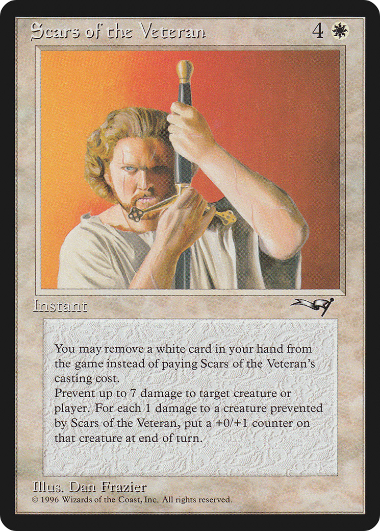 Scars of the Veteran (ALL-016) - Alliances - Premium MTG Single from Wizards of the Coast - Just $0.08! Shop now at Game Crave Tournament Store