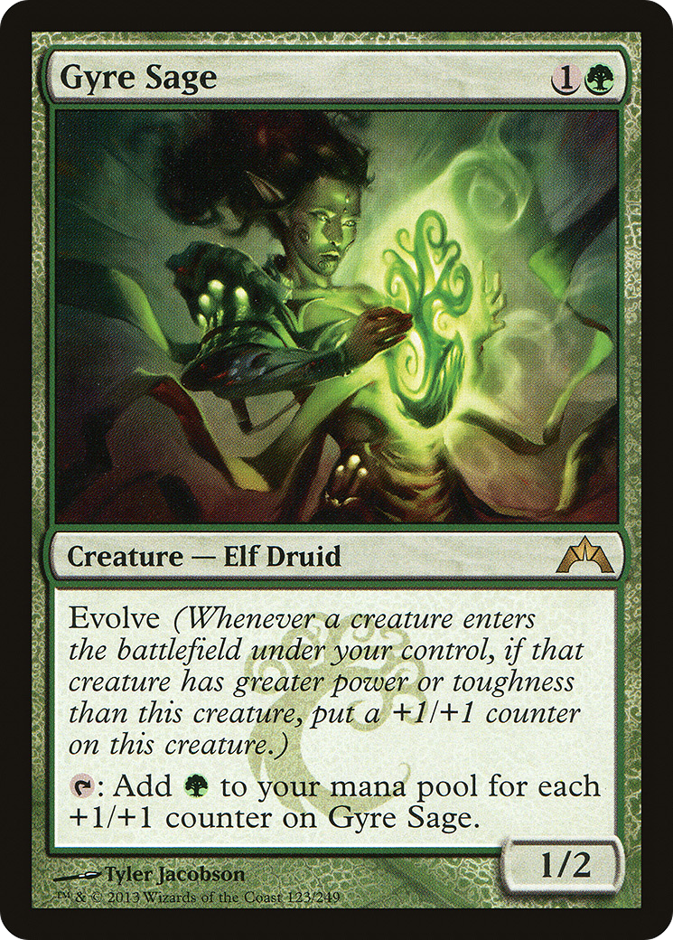 Gyre Sage (GTC-123) - Gatecrash - Premium MTG Single from Wizards of the Coast - Just $0.72! Shop now at Game Crave Tournament Store