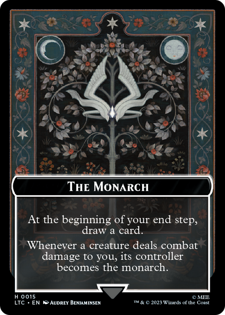 The Monarch (TLTC-015) - Tales of Middle-earth Commander Tokens - Premium MTG Single from Wizards of the Coast - Just $0! Shop now at Game Crave Tournament Store