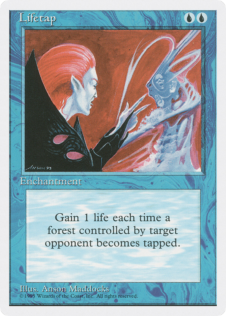 Lifetap (4ED-081) - Fourth Edition - Premium MTG Single from Wizards of the Coast - Just $0.08! Shop now at Game Crave Tournament Store