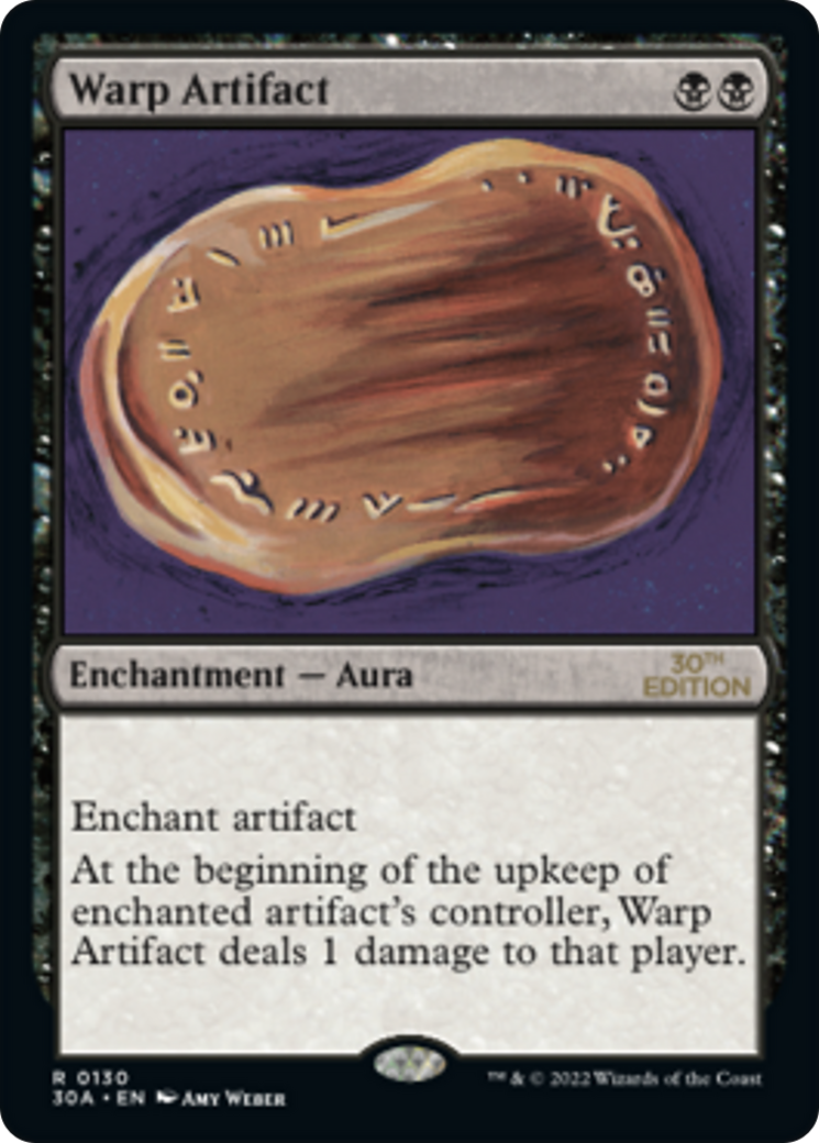 Warp Artifact (30A-130) - 30th Anniversary Edition - Premium MTG Single from Wizards of the Coast - Just $3.35! Shop now at Game Crave Tournament Store