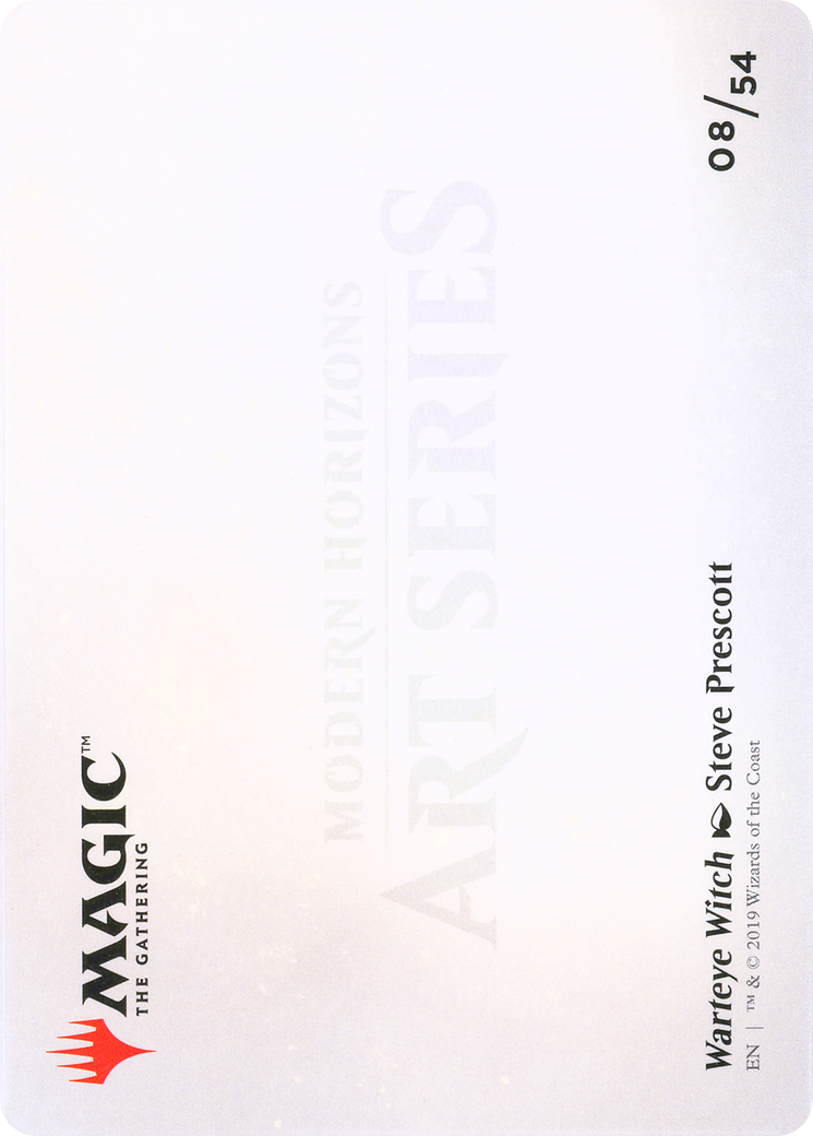 Warteye Witch // Warteye Witch (AMH1-008) - Modern Horizons Art Series (Borderless) - Premium MTG Single from Wizards of the Coast - Just $0! Shop now at Game Crave Tournament Store