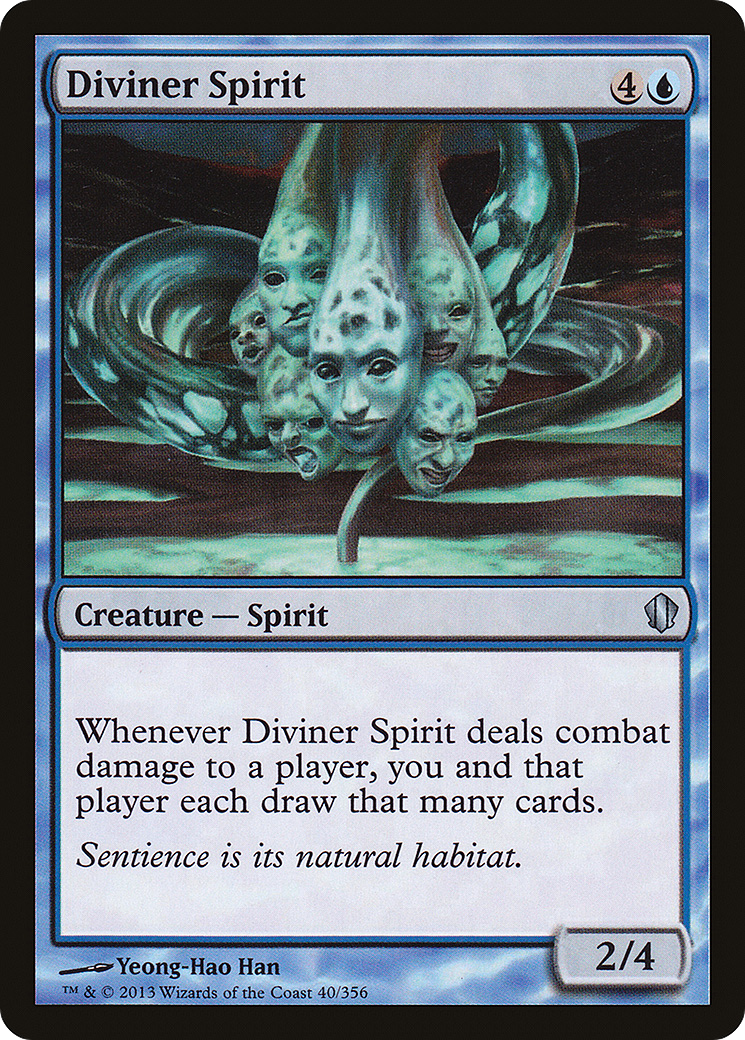 Diviner Spirit (C13-040) - Commander 2013 - Premium MTG Single from Wizards of the Coast - Just $0.08! Shop now at Game Crave Tournament Store