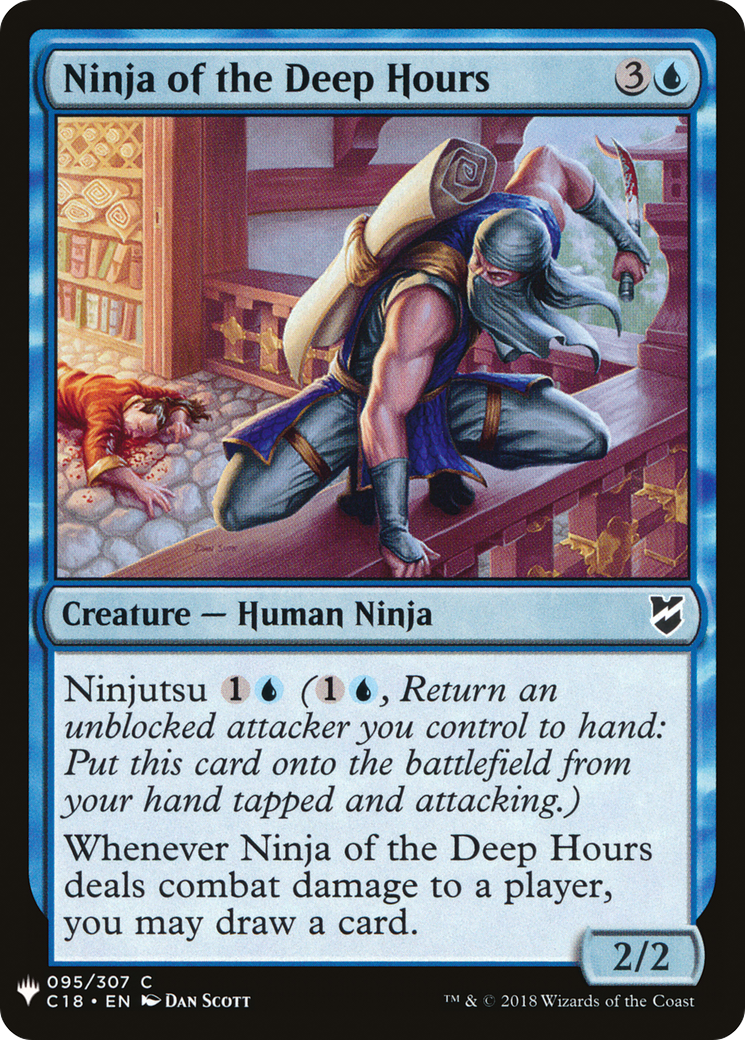 Ninja of the Deep Hours (MB1-446) - Mystery Booster - Premium MTG Single from Wizards of the Coast - Just $0.31! Shop now at Game Crave Tournament Store