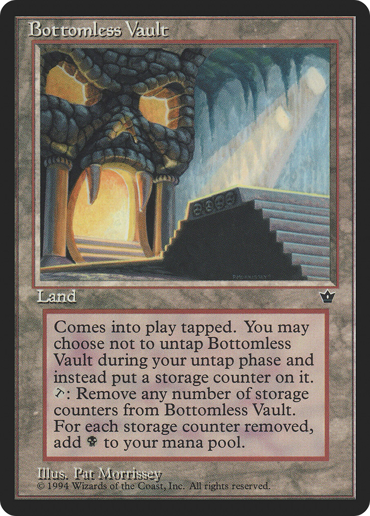 Bottomless Vault (FEM-092) - Fallen Empires - Premium MTG Single from Wizards of the Coast - Just $0.40! Shop now at Game Crave Tournament Store