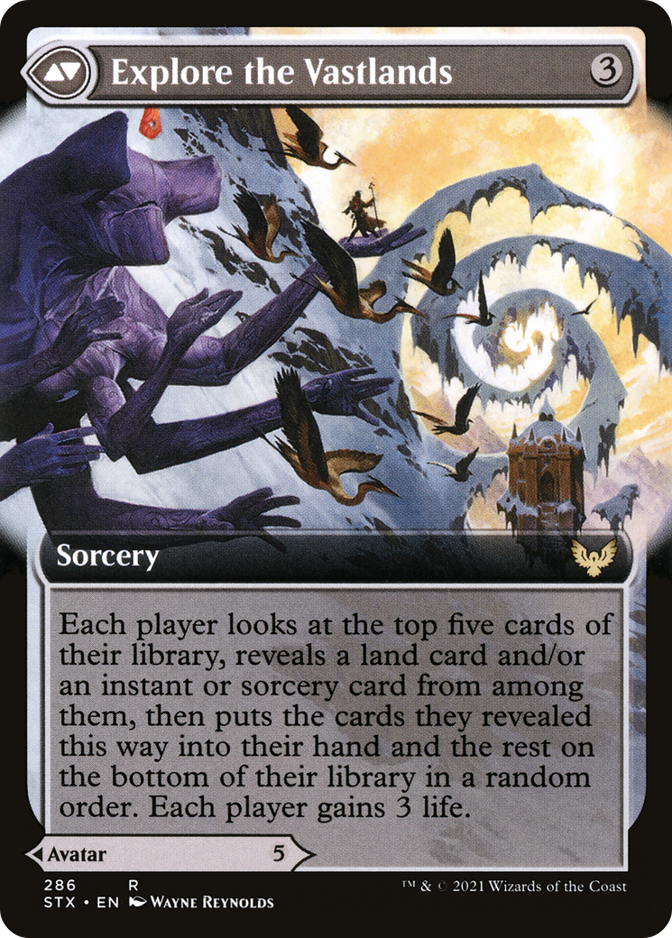 Wandering Archaic // Explore the Vastlands (STX-286) - Strixhaven: School of Mages: (Extended Art) Foil - Premium MTG Single from Wizards of the Coast - Just $16.93! Shop now at Game Crave Tournament Store