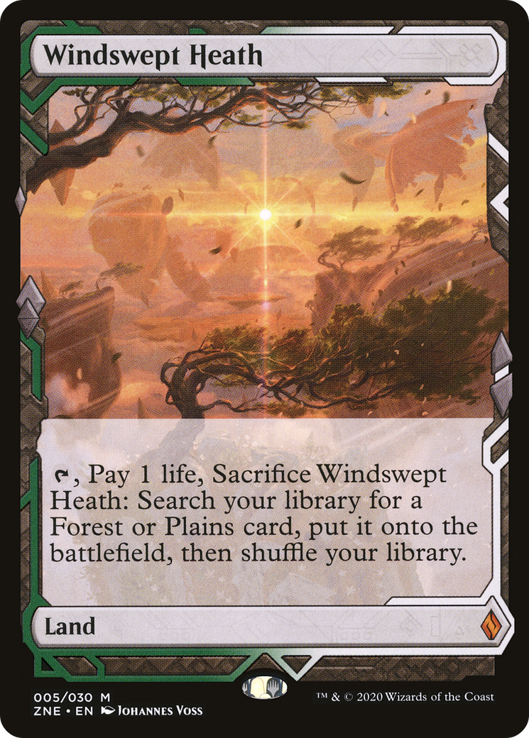 Windswept Heath (ZNE-005) - Zendikar Rising Expeditions - Premium MTG Single from Wizards of the Coast - Just $5.84! Shop now at Game Crave Tournament Store
