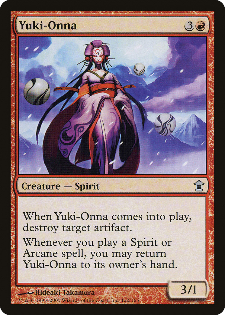 Yuki-Onna (SOK-120) - Saviors of Kamigawa Foil - Premium MTG Single from Wizards of the Coast - Just $0.68! Shop now at Game Crave Tournament Store