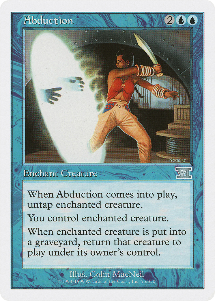 Abduction (6ED-055) - Classic Sixth Edition - Premium MTG Single from Wizards of the Coast - Just $0.10! Shop now at Game Crave Tournament Store