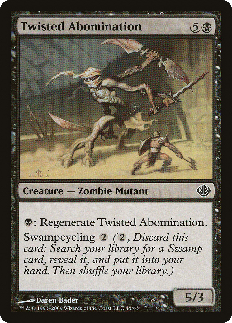 Twisted Abomination (DDD-045) - Duel Decks: Garruk vs. Liliana - Premium MTG Single from Wizards of the Coast - Just $0.08! Shop now at Game Crave Tournament Store
