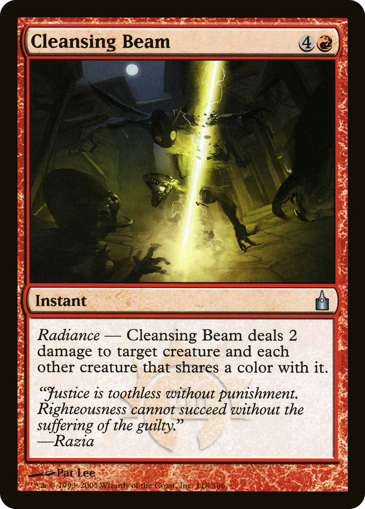 Cleansing Beam (RAV-118) - Ravnica: City of Guilds - Premium MTG Single from Wizards of the Coast - Just $0.25! Shop now at Game Crave Tournament Store
