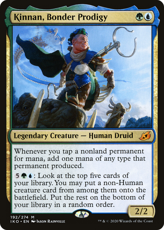 Kinnan, Bonder Prodigy (IKO-192) - Ikoria: Lair of Behemoths - Premium MTG Single from Wizards of the Coast - Just $3.32! Shop now at Game Crave Tournament Store