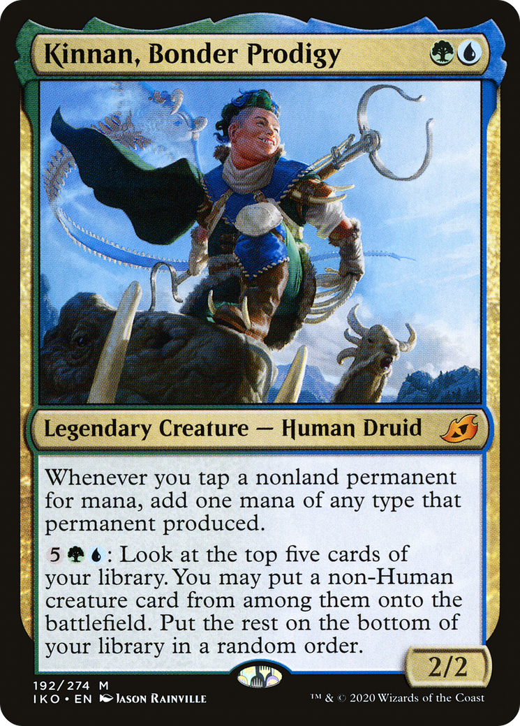 Kinnan, Bonder Prodigy (IKO-192) - Ikoria: Lair of Behemoths Foil - Premium MTG Single from Wizards of the Coast - Just $5.57! Shop now at Game Crave Tournament Store