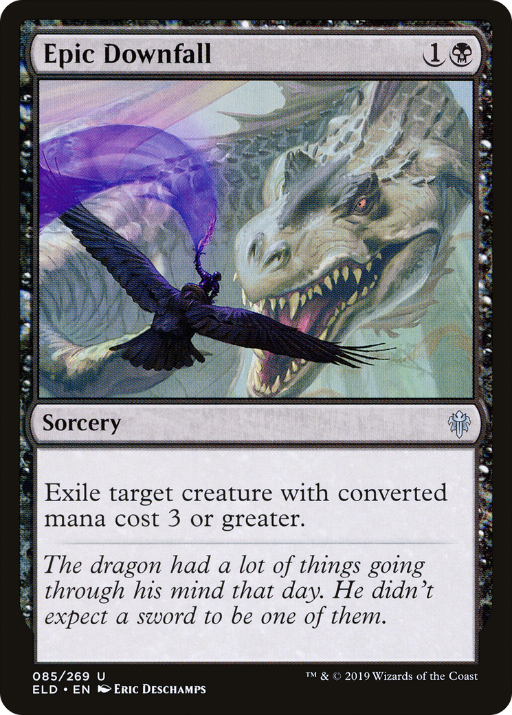 Epic Downfall (ELD-085) - Throne of Eldraine - Premium MTG Single from Wizards of the Coast - Just $0.25! Shop now at Game Crave Tournament Store
