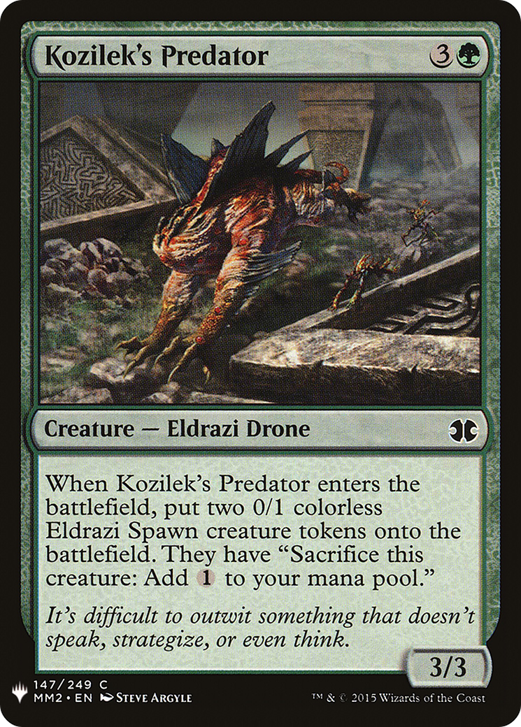 Kozilek's Predator (MB1-1251) - Mystery Booster - Premium MTG Single from Wizards of the Coast - Just $0.08! Shop now at Game Crave Tournament Store