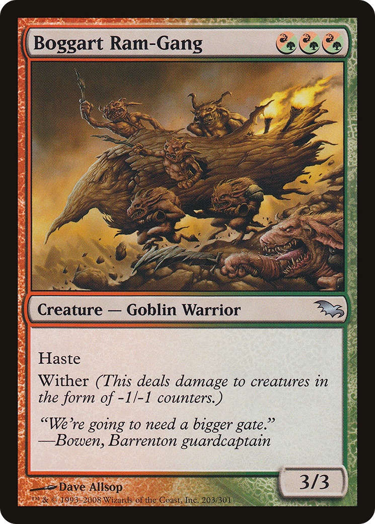 Boggart Ram-Gang (SHM-203) - Shadowmoor - Premium MTG Single from Wizards of the Coast - Just $0.08! Shop now at Game Crave Tournament Store