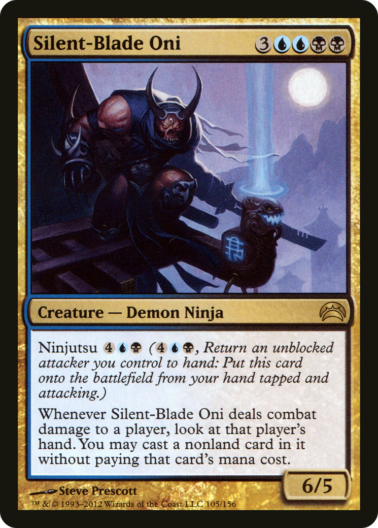 Silent-Blade Oni (PC2-105) - Planechase 2012 - Premium MTG Single from Wizards of the Coast - Just $0.61! Shop now at Game Crave Tournament Store