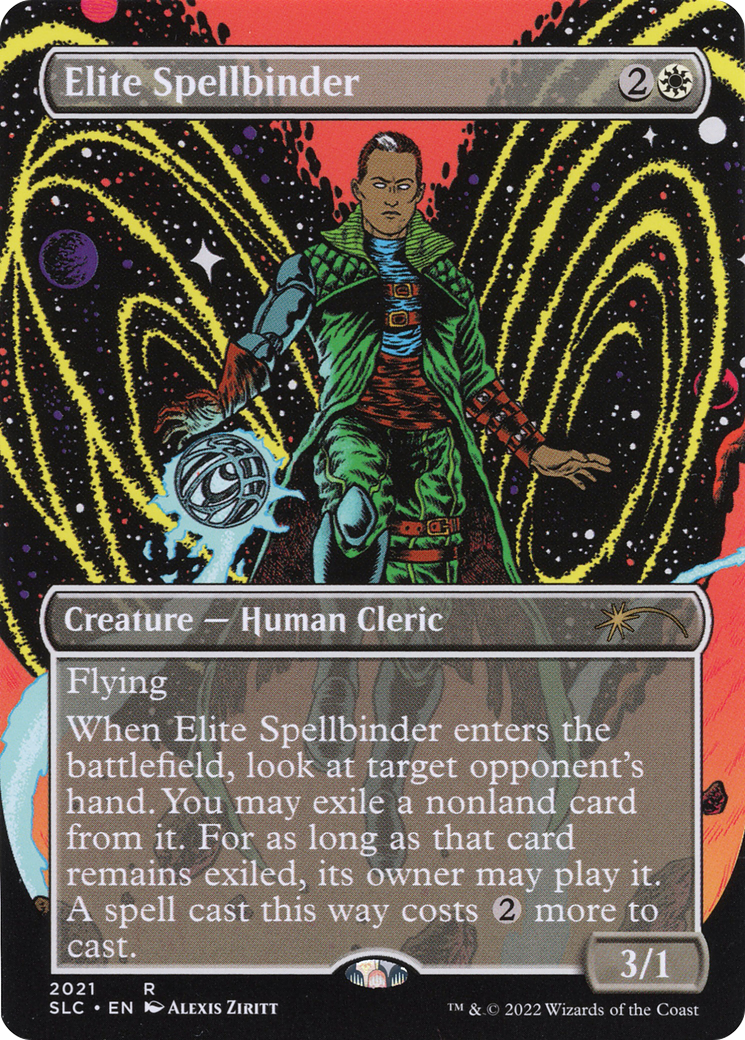 Elite Spellbinder (SLC-2021) - Secret Lair 30th Anniversary Countdown Kit (Borderless) - Premium MTG Single from Wizards of the Coast - Just $0.30! Shop now at Game Crave Tournament Store